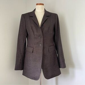 Peruvian Connection Brown Harrogate Jacket Blazer NWT size 8 no flaws